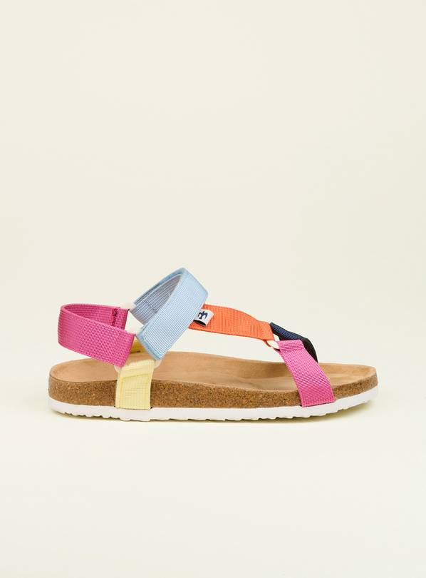 BRAKEBURN Rainbow Webbing Strap Sandal 7